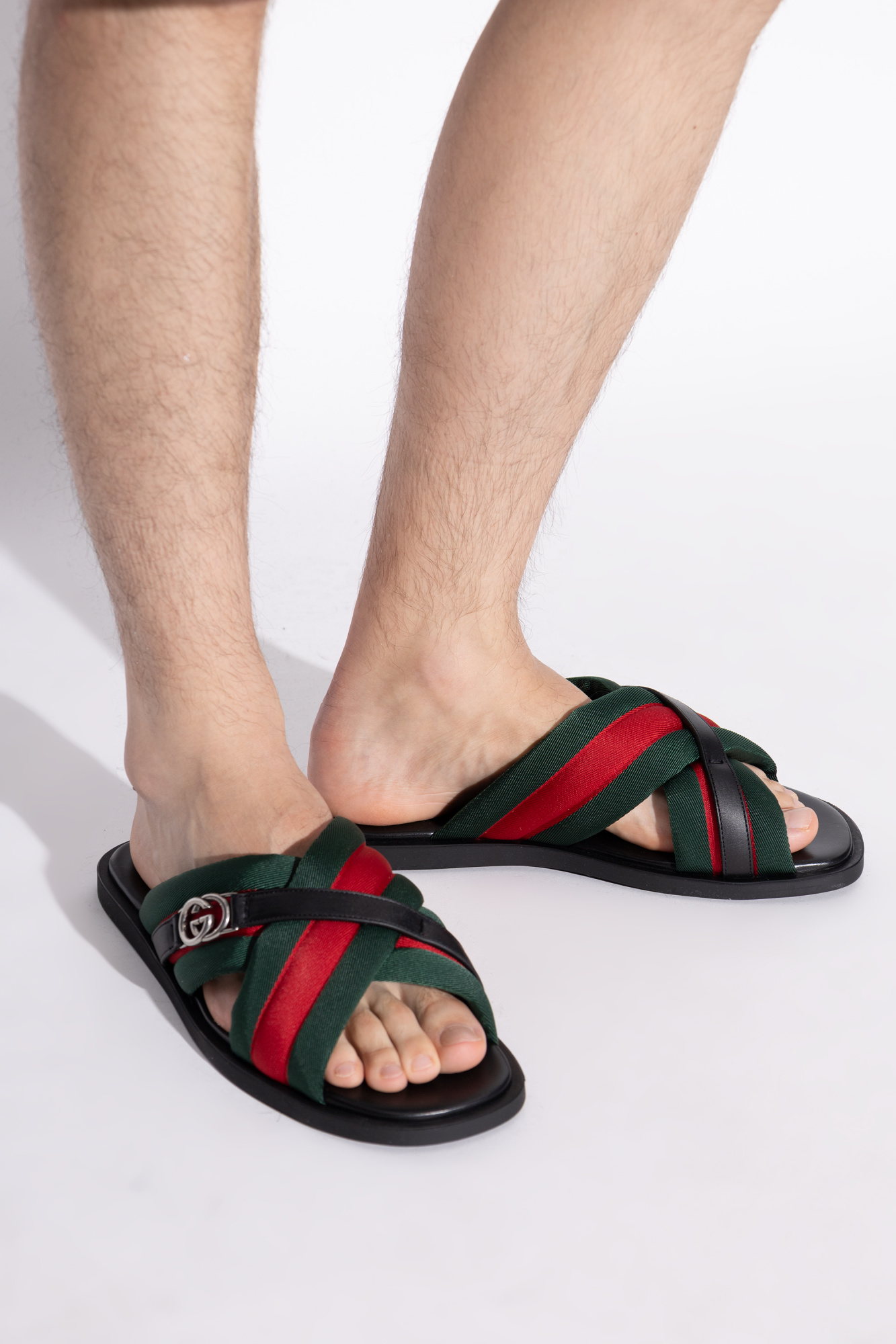 定番人気！ Gucci Slides with logo | Men's Shoes | Vitkac 自転車本体